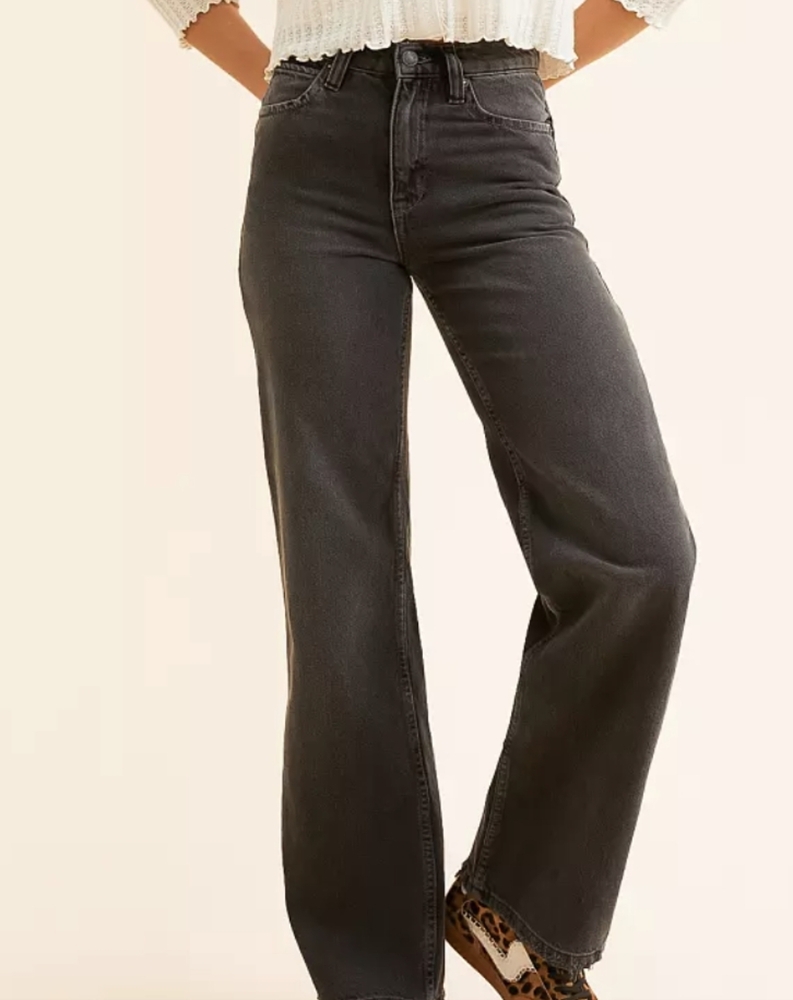 We The Free Charcoal Denim Pants